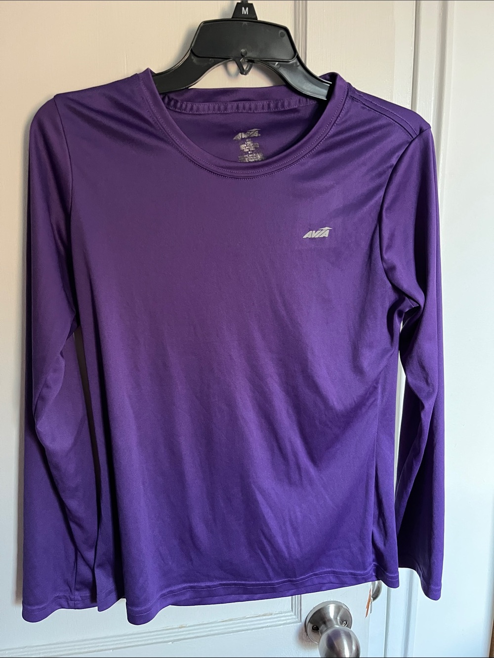 Avia Women's Purple Long Sleeve Active Top